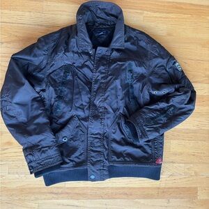 Tommy Hilfiger Dark Brown Bomber Jacket